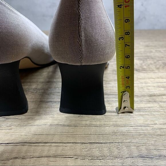 Sacha London Square Toe pumps~Size 7AA~Pewter - Picture 7 of 10